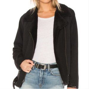 Bella Dahl Moto Jacket Black Size XS